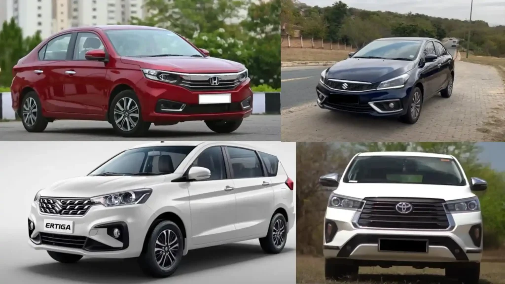 different types of cars uses as taxi